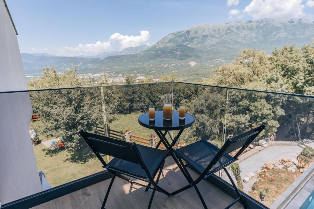 Villa Principium With Infinity Edge Pool&Hot Tub Kotor Bagian luar foto